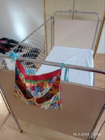 Retro dětská postýlka 70x140cm - 3