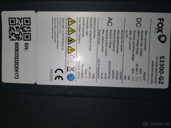 Střídač FoxESS S3300 G2 - 3