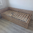 Postel 90x200 s roštem a matrací - 3