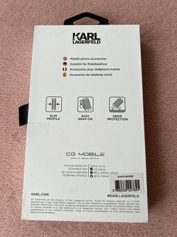 iPhone 13 Pro Max Karl Lagerfeld and Choupette - růžový - 3
