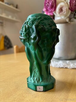 Malachitové sklo - různé druhy - 3