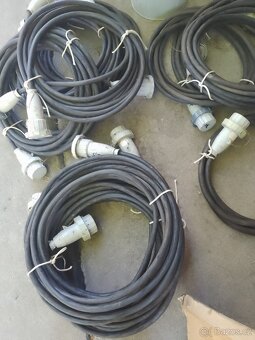 Prodlužovací kabely 380V/16A - 4 kolík - 3