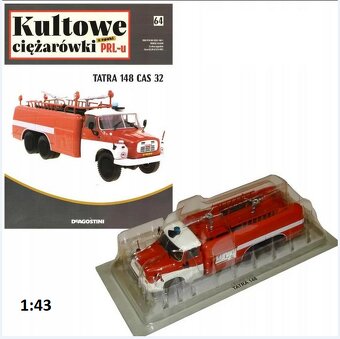 Škoda 1202 Sanitka 1:43. Hasiči Tatra 148 Cas - 3