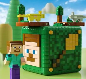 NOVÉ Stavebnice typu Minecraft - 722ks kostek - 3