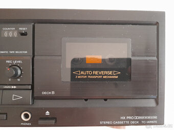 REZERVOVÁNO - Tape deck Sony TC-WR670 (po servisu) - 3