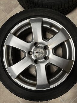 Alu kola r17 7,5J 5x120 zimní pneu Barum Polaris 5 225/45 - 3