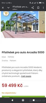Přístřešek pro auto Arcadia 5000 - 3