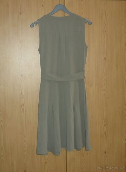 Olivové šaty DKNY - 3