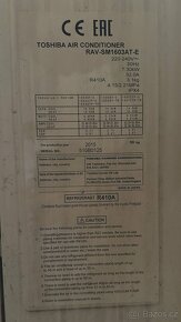 Tepelné čerpadlo/klimatizace TOSHIBA RAV-SM-1603AT-E - 3
