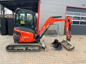 Kubota u27-4 Minibagr 2,7T + 3x lžíce - 3