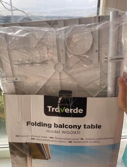 Skládací balkonový stůl / Folding Balcony Table - 3