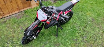 Nová benzínová dětská minikroska černá 49ccm - 3