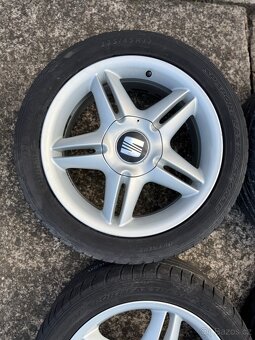 Alu kola Seat Speedline 5x100 R17 – originální včetně pneu - 3