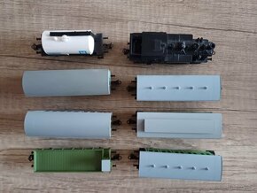 Startovní set s parní mašinkou. TT - 3