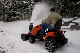 Sněhová fréza pro zahradní traktory+závěs přední uni - 3