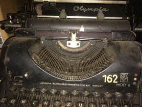 Starožitný psací stroj Oliver, Olympia, ... - 3