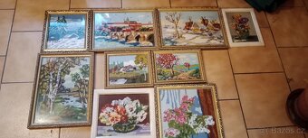 Ručně vyšívané obrazy - 3