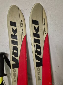 Dětské lyže +lyžáky. - 3