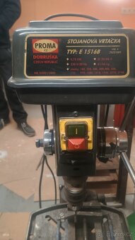 Sloupová vrtačka Proma E 1516B a podstavec - 3