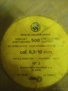 Nábojky, kartuše.6,5,3/11 mm - 3