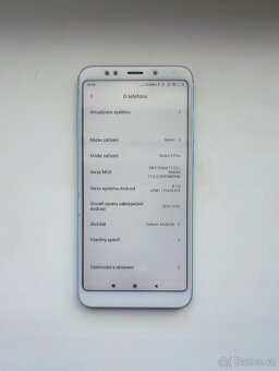 Xiaomi Redmi 5 Plus 4/64GB Modrá + nabíječka, kryt - 3