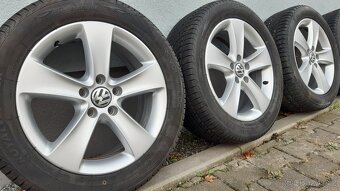 Alu kola 5x112 r17 zimní pneu vw passat cc b7 alltrack - 3