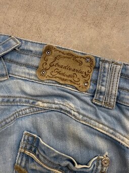 džíny světle modré - 3