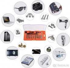 Sada šroubováků na opravu elektroniky ORANŽOVÁ - 3