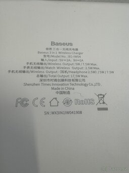 Bezdrátová nabíječka Baseus Smart 3in1 pro iPhone+Watch+AirP - 3