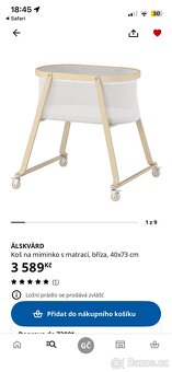 Postýlka, koš pro miminko - 3