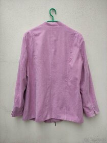 Semišový růžový kardigan - 3