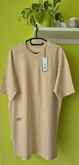 Béžové dámské šaty Ower size - 3