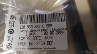 Rámeček 2DIN rádia Škoda Octavia 2 - 3