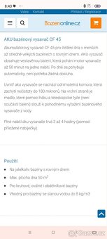 Vodní robotický vysavač - 3