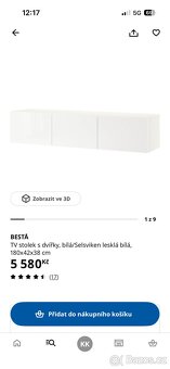 Tv stolek BESTA IKEA - 3