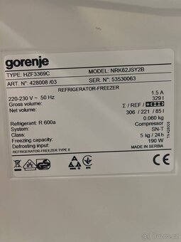 Lednička Gorenje 183cm - 3