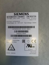 Síťová tlumivka Siemens 6SE6400-3CC01-0BD3 - 3