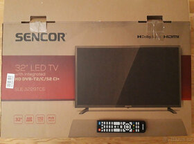 32" LED SENCOR  (80cm) - DVB-T2/C/S2 (100% stav) - 3