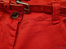 Červené plátěné kalhoty Answear, vel. L - 3