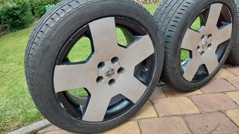 R17 225/45 Letní Alu kola Opel (zánovní pneu) - 3