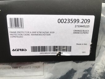 KTM sxf chrániče rámu 2019-22 - 3