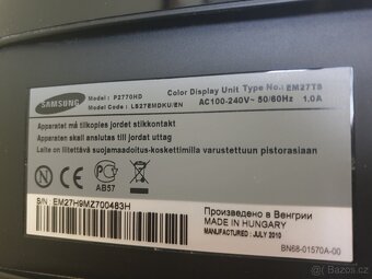 Samsung P2770HD (Displej / TV) - 3