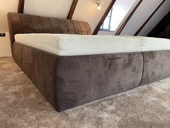 Manželská postel 180x200cm + matrace NOVÉ - 3