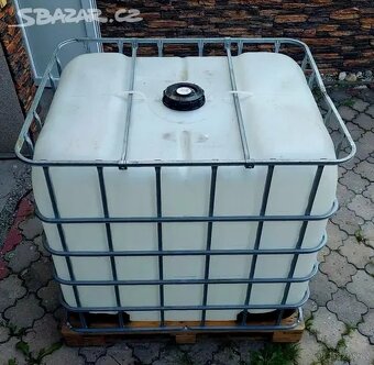IBC barel na vodu, 1000 l, jako nový - 3