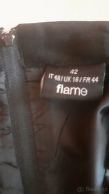 Černá společenská sukně s podšívkou,vel.42,zn.Tako Fashion - 3