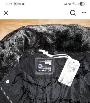 Pánská zimní delší bunda vel. M, značková RG 512 NOVÁ - 3