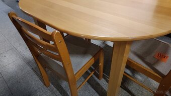 Jidelni set - oválný stůl + 4 židle - 3