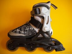 Inline brusle Rollerblade – šedo černé - 3