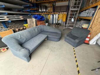 rozkládací gauč + křeslo - 3