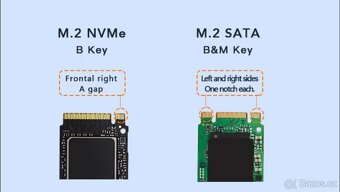 Dokovací stanice pro SSD M.2 PCIE/NVMe,M.2 SATA III,nová. - 3